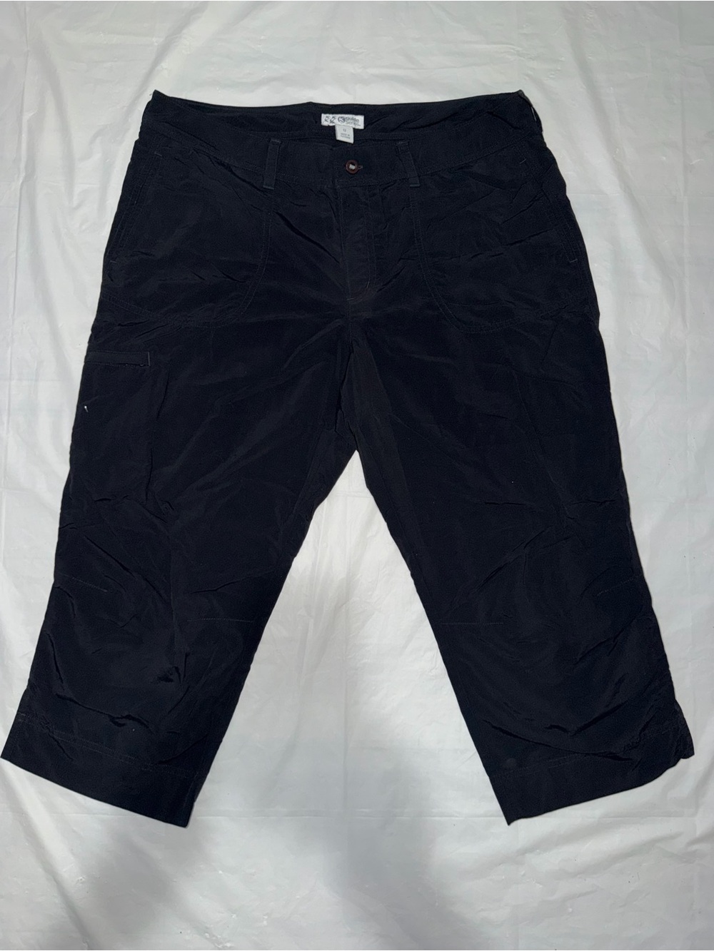 Men's Black Cargo Shorts Capri - Classic Utility Style